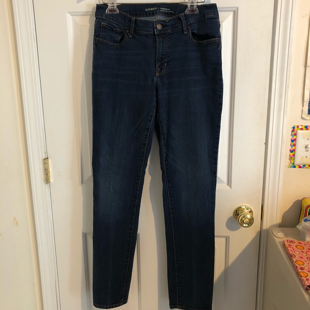 Old Navy Original Mid Rise Dark Wash Jeans